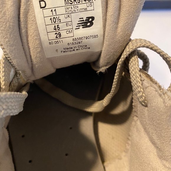 New Balance 574; Mens Size 11 - Picture 6 of 6